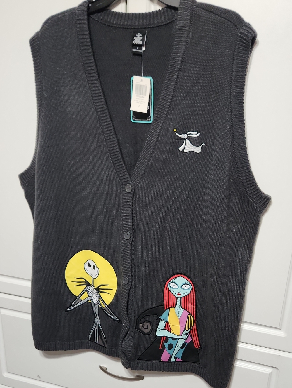 Disney Nightmare Before Christmas Sweater Vest - Picture 3 of 9